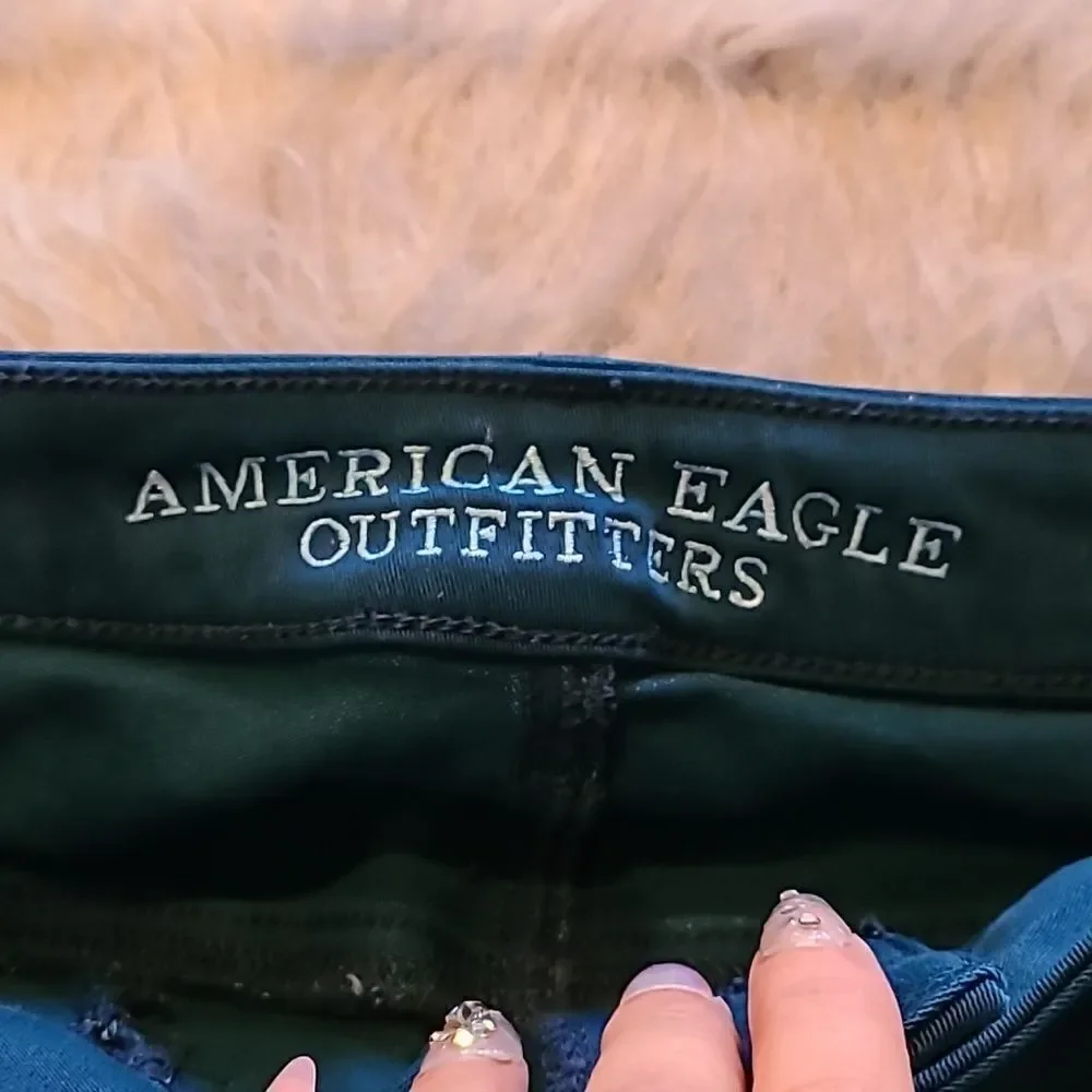 American‎ eagle outfitters teal cky high jegging size 2